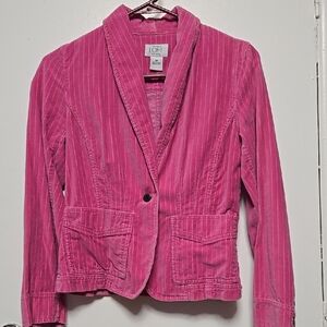LOFT Women's Pink Blazer Jacket